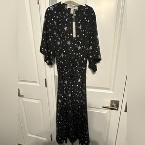 Star wrap dress